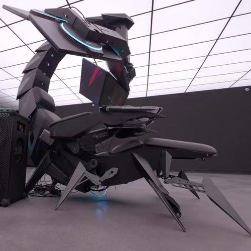 CLUVENS天蝎电竞舱配五屏挂架