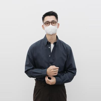 翻领长袖RL版型男士衬衫