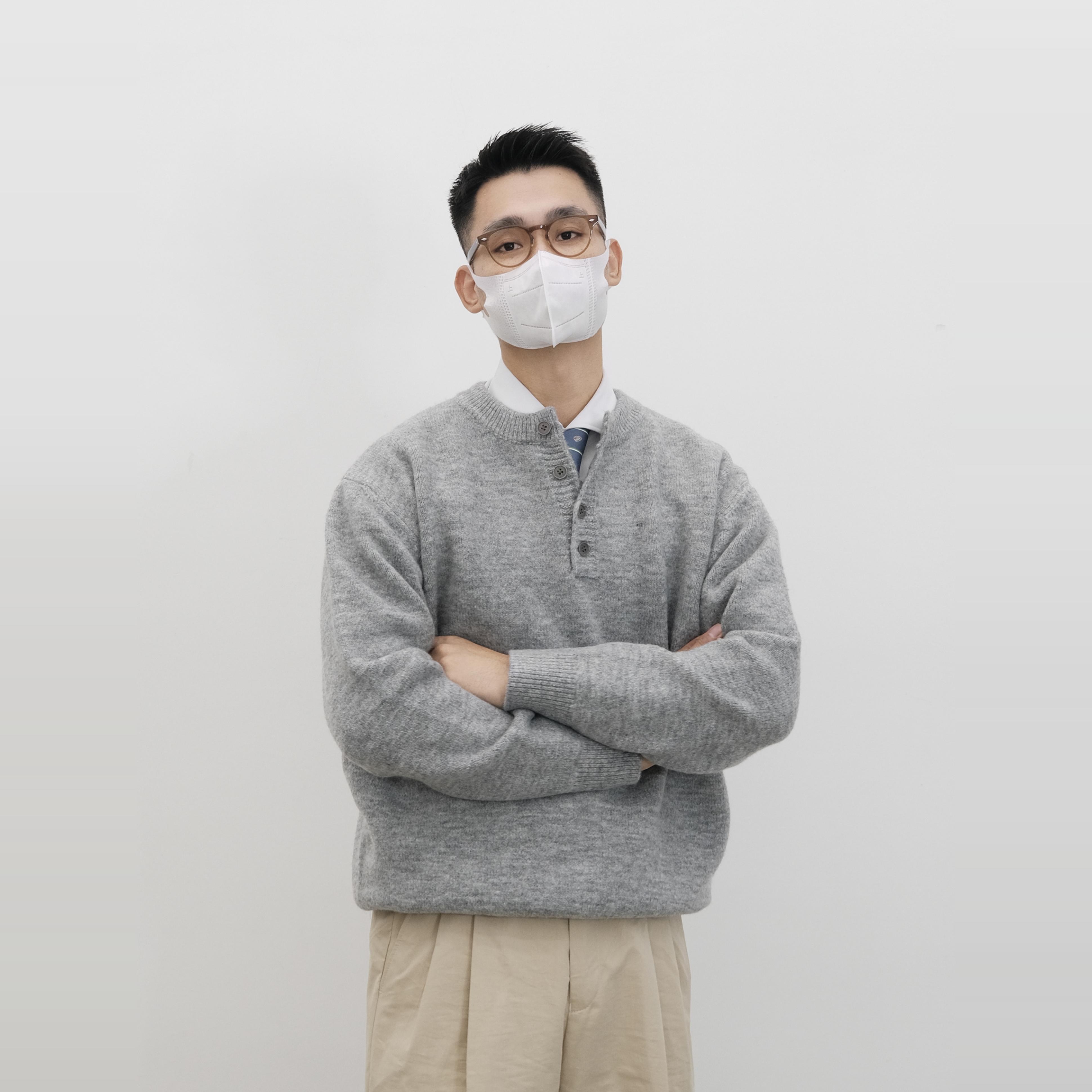 亨利领宽松针织衫毛衣