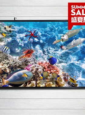 海洋鱼墙贴幼儿园浴室瓷砖挂画