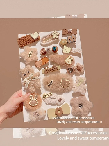 Демисезонная заколка для волос, шпильки для волос, детская заколка-крабик, милый аксессуар для волос, коллекция 2023