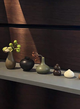 丹麦F komo迷你袖珍拇指花瓶花瓶花器摆件三件套趣味