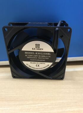 KS8025BHL  AC220V轴流风机箱机柜激光器打标机散热风扇80*80*25