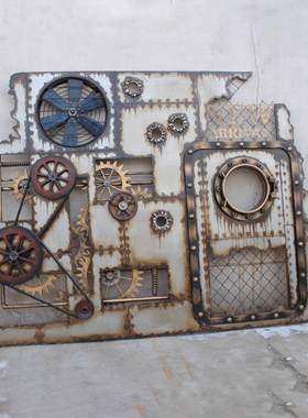 JAYLAND个性创意手工装饰铁艺 双面屏风 KTV、酒吧屏风装饰