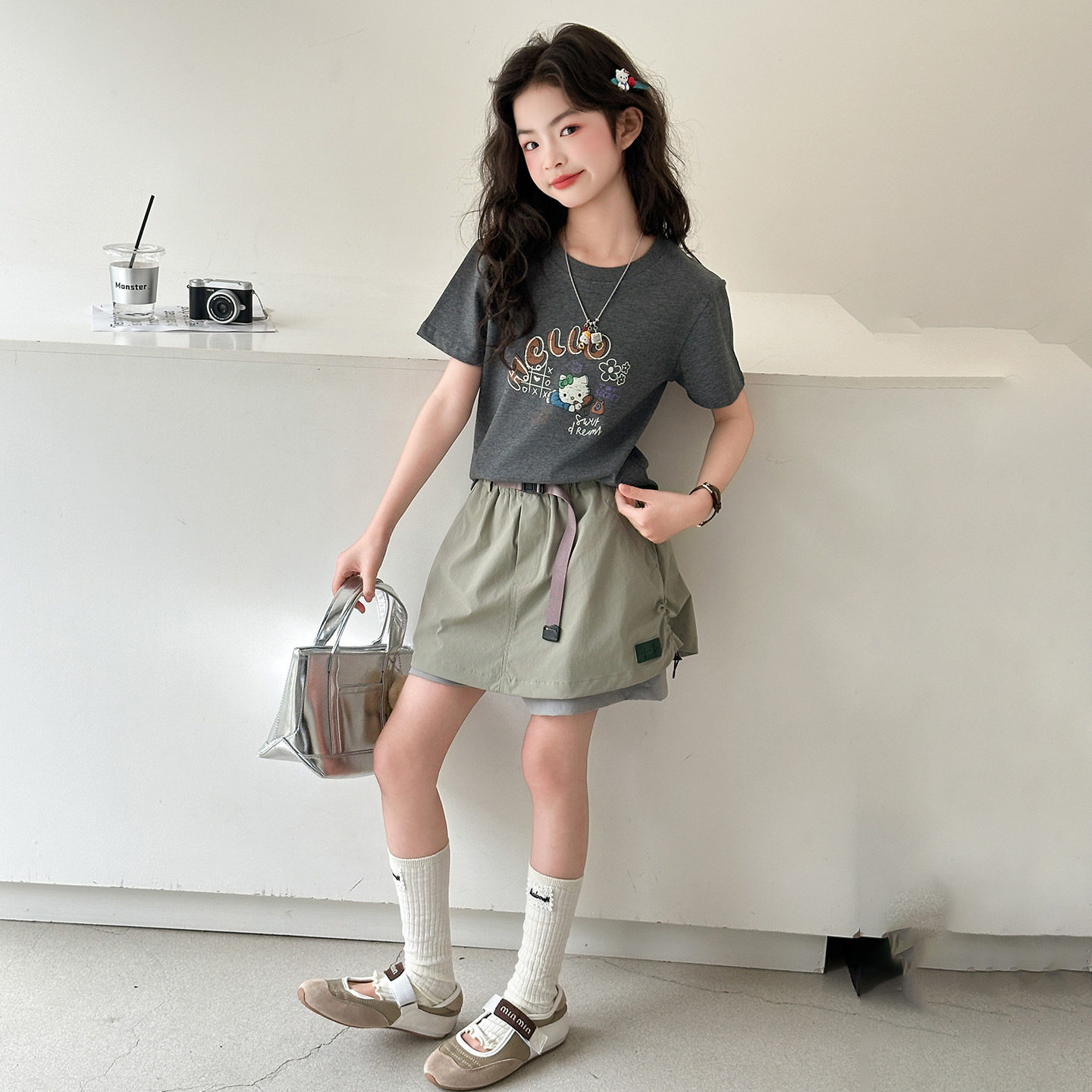 韩国女童2026夏亲子盐系