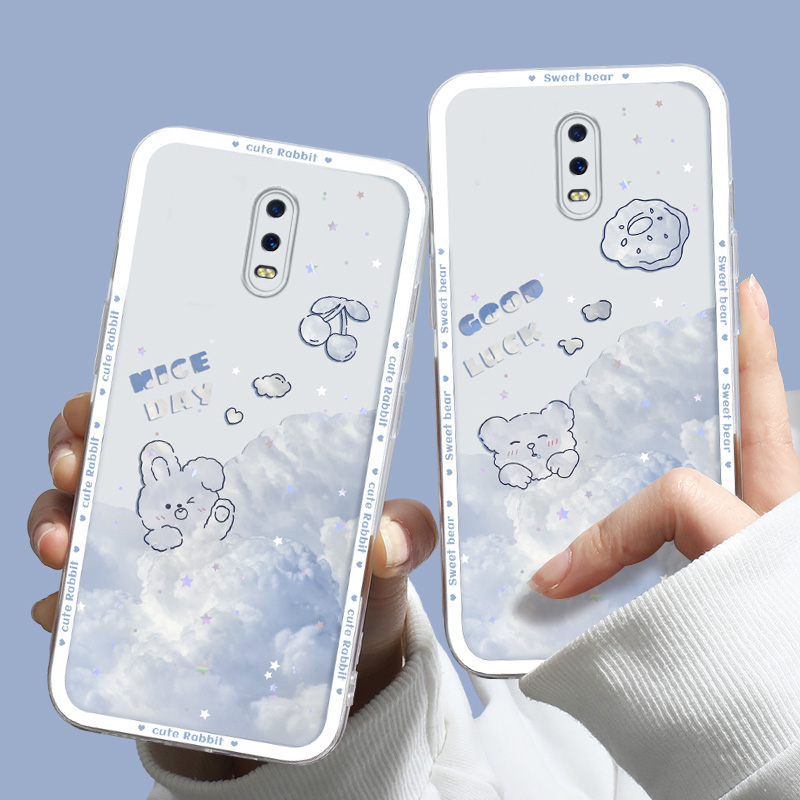 适用于OPPO R17手机壳新款网红潮牌PBEM00学生时尚R17Pro全包紫色-封面