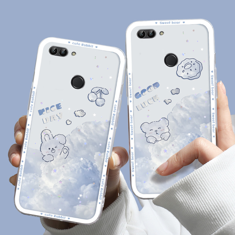 适用于华为畅享7S手机壳小兔Huawei畅享7S可爱轻奢风FIG-AL00女款