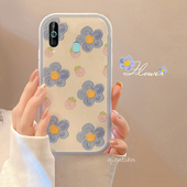 适用于三星A60手机壳女款 文艺洋气小花Galaxy a60创意防摔硅胶软