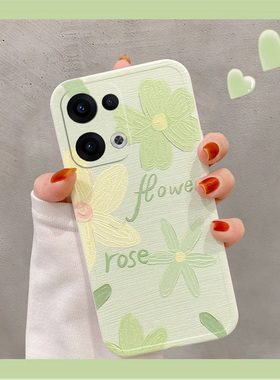 适用于OPPOReno13Pro软萌手机壳oppo Reno13全包防摔个性闺蜜ins清新小花韩系潮牌爆款5G女生