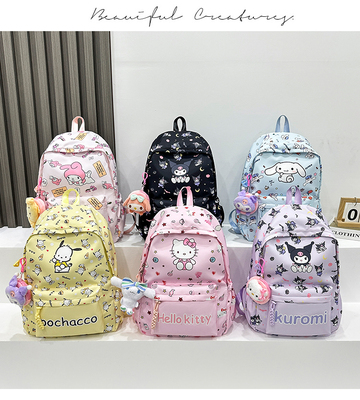 新款休闲旅游可爱卡爱时尚双肩包