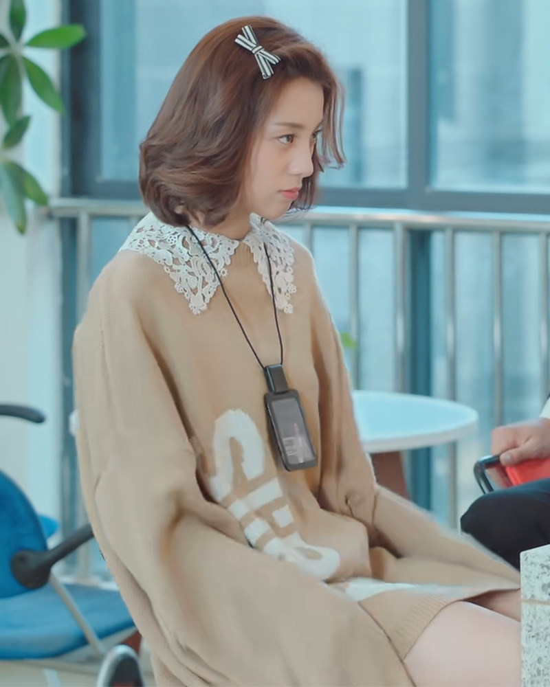 Europe Extraterrestrial girl student Little seven Peng Wan Same item clothes Little sweater Autumn and winter Exorcism Mid length version Lazyin the Women's clothing/Boutique , Sweaters  category - from Buy2taobao.com to provide professional Taobao agent buy service