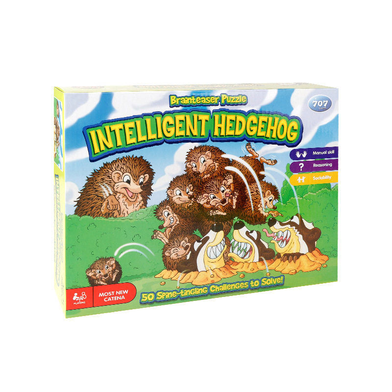 跨境益智迷宫小刺猬找妈