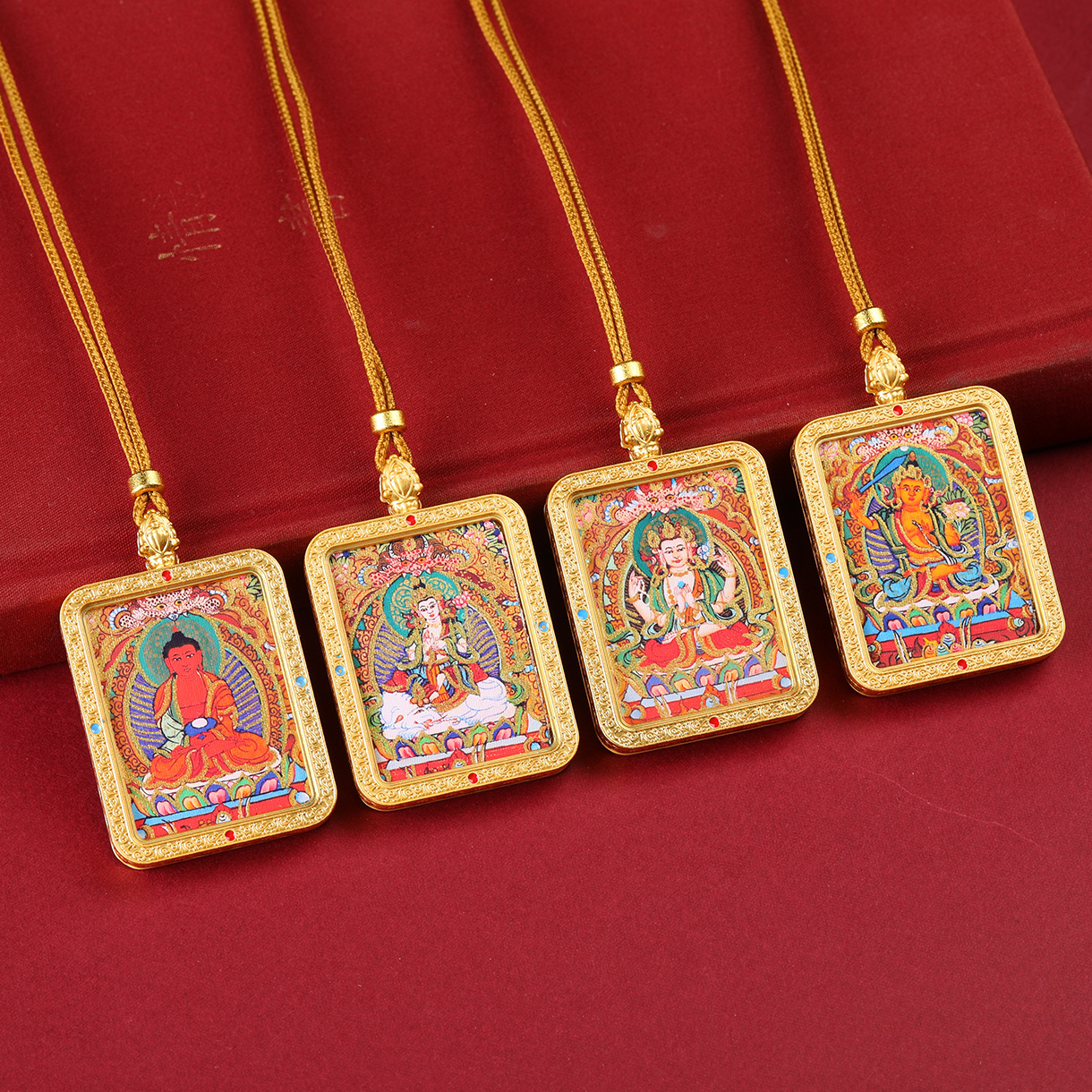 藏式唐卡八大生肖守护神