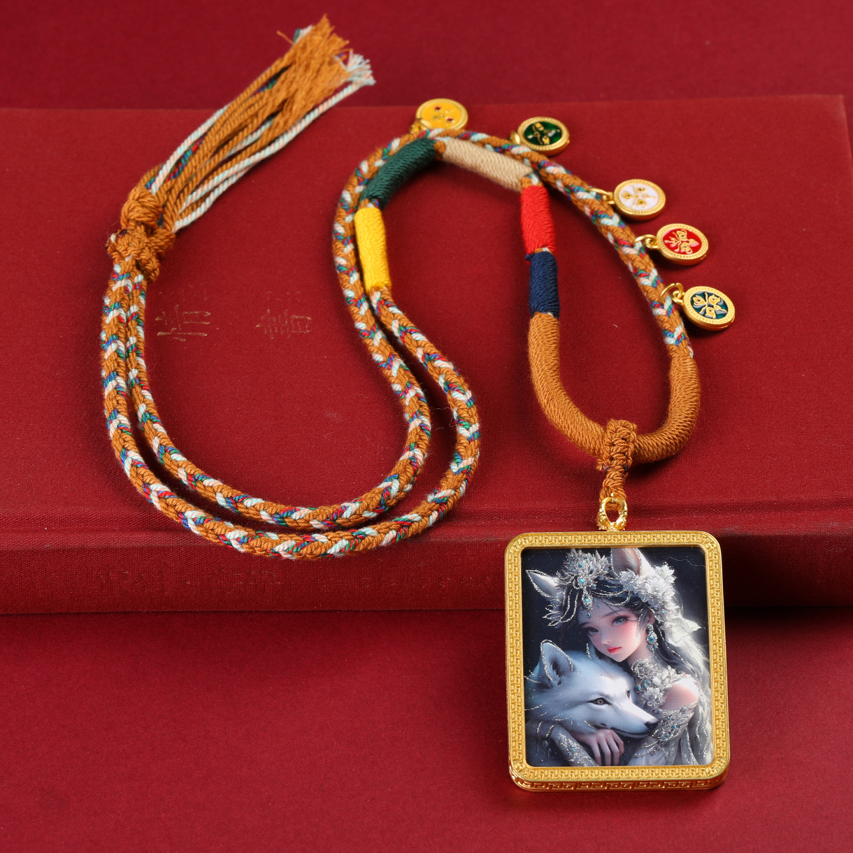 工厂直供手绘描金唐卡吊