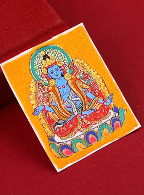 藏式半手绘粗矿画芯八大