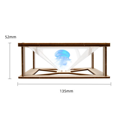 diy3d全息投影 幼儿园学生手工科技小制作steam科学实验科教玩具