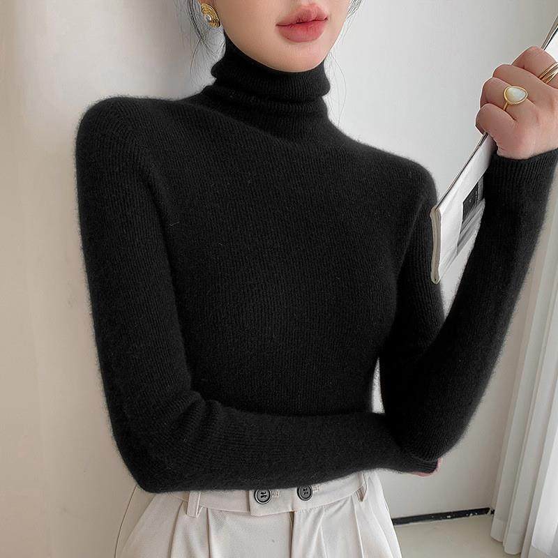 新款秋冬无缝一线成衣高领针织打底衫修身显瘦长袖上衣内搭针织衫,女装/女士精品,毛针织衫,淘宝优惠券,粉丝福利购,淘宝优惠卷
