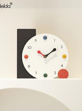 满得达桌面装饰摆饰家居饰品座钟电视柜装饰品座钟入户玄关摆件