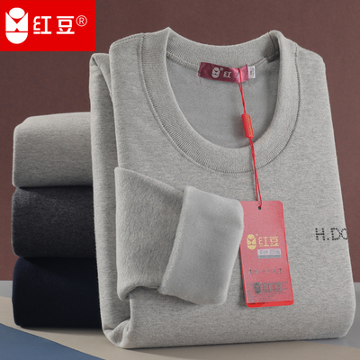 红豆保暖内衣男加绒加厚