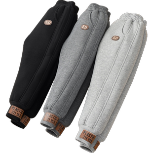 儿童加绒加厚裤子冬季外穿男童卫裤女童棉裤特厚羊羔绒厚绒运动裤