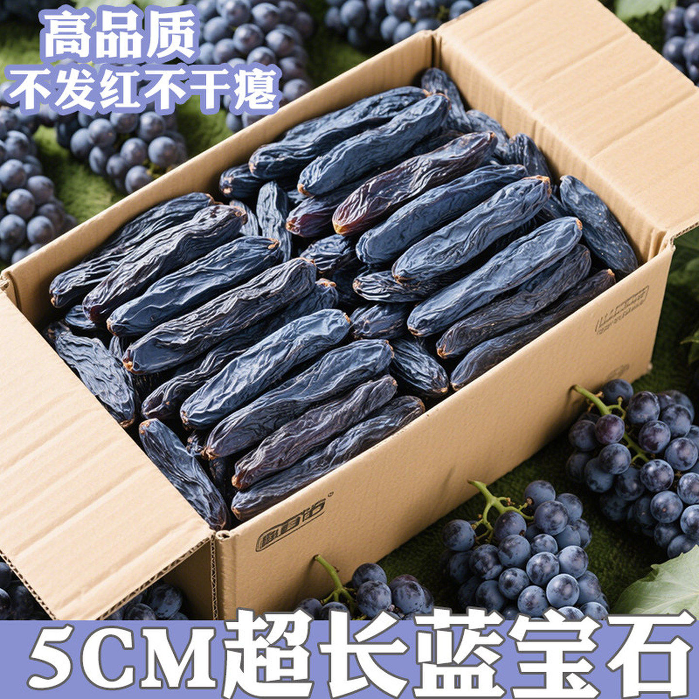 葡萄干蓝宝石带枝新疆非特级超大黑美人批发长条美人指吐鲁番特产,零食/坚果/特产,葡萄干,淘宝优惠券,粉丝福利购,淘宝优惠卷