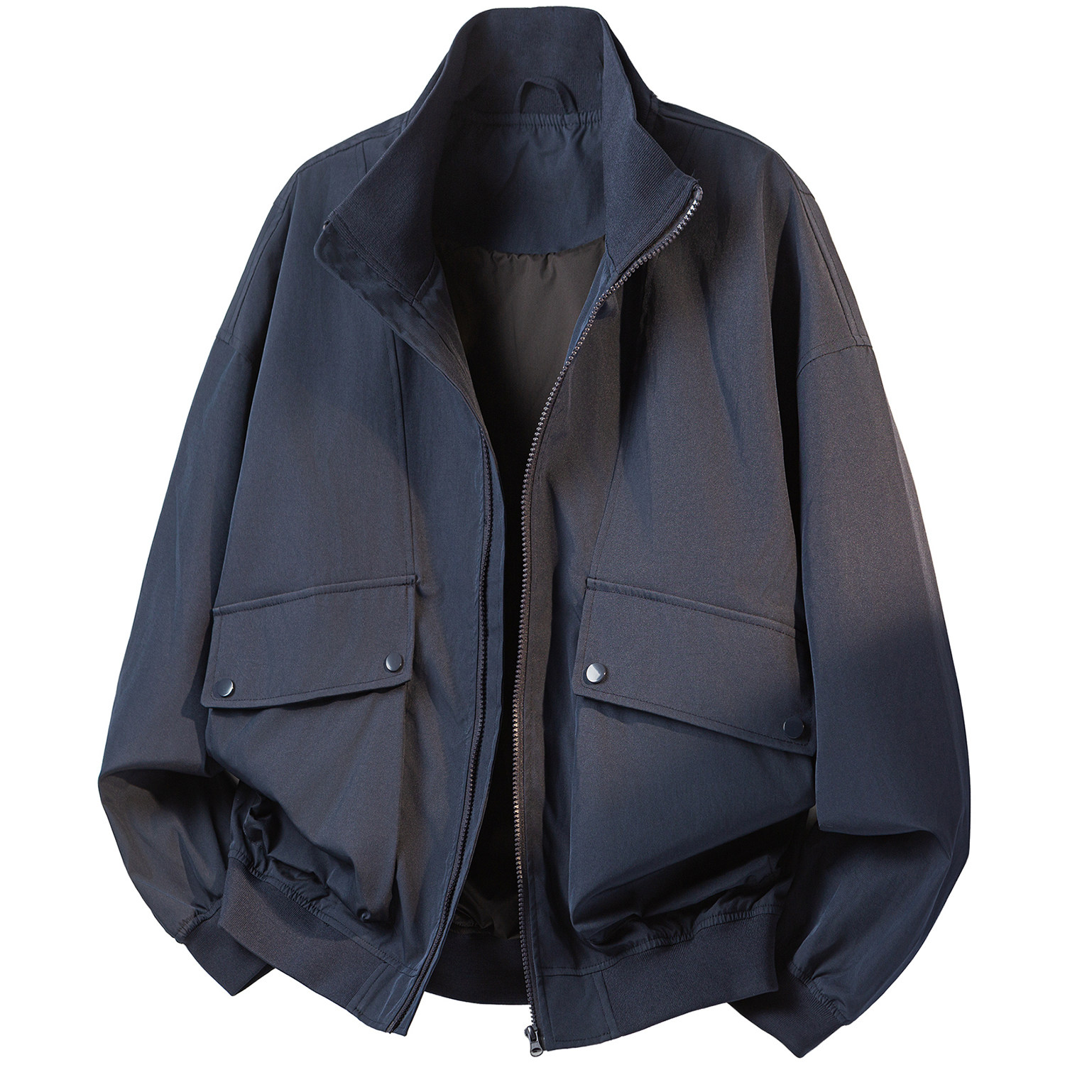 美式春秋工装夹克男款松弛感痞帅潮牌立领大口袋上衣短款宽松外套,男装,夹克,淘宝优惠券,粉丝福利购,淘宝优惠卷