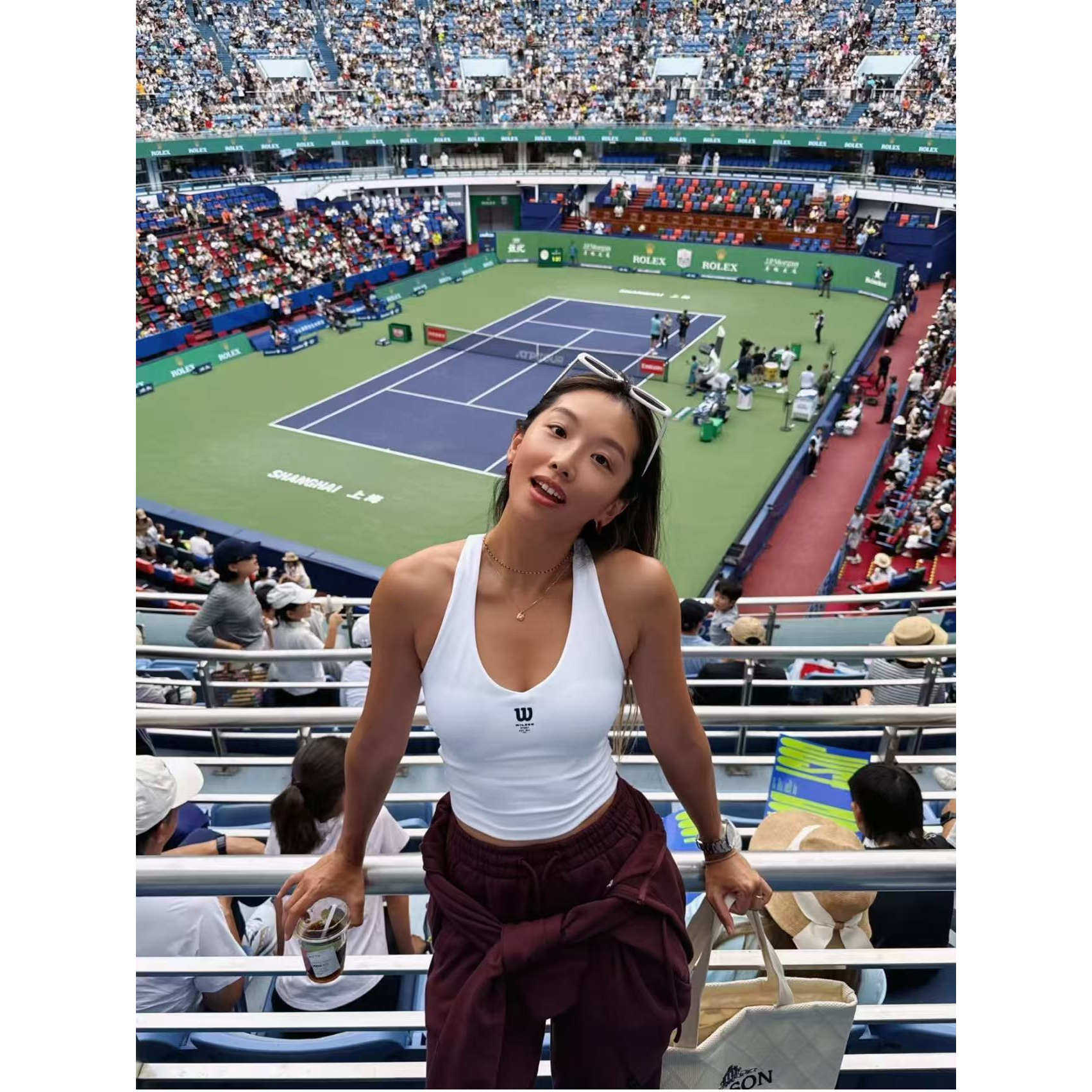 Wilson威尔胜女士COURT纯色网球运动训练健身背心WW00567511WTA