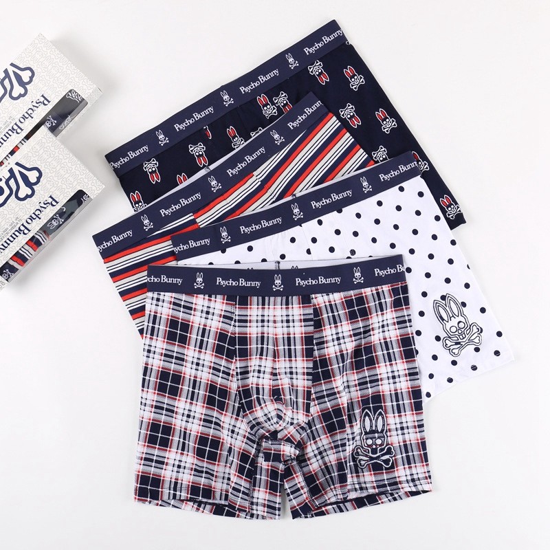 美国潮牌 骷髅兔 男内裤 纯棉印花卡通男士平角裤外贸青年四角裤,女士内衣/男士内衣/家居服,男平角内裤,淘宝优惠券,粉丝福利购,淘宝优惠卷