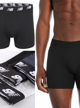 运动经典款 纯棉弹力棉 运动宽松大码男士内裤外贸青年男生平角裤