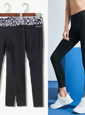 特价出 品牌尾货 女士健身裤 弹力速干运动跑步裤 紧身提臀瑜伽裤