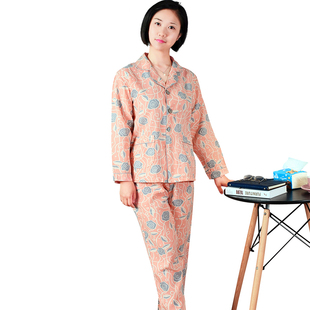 山西绿洲汉麻纯麻女士长袖长裤睡衣家居服舒适吸湿透气简约时尚