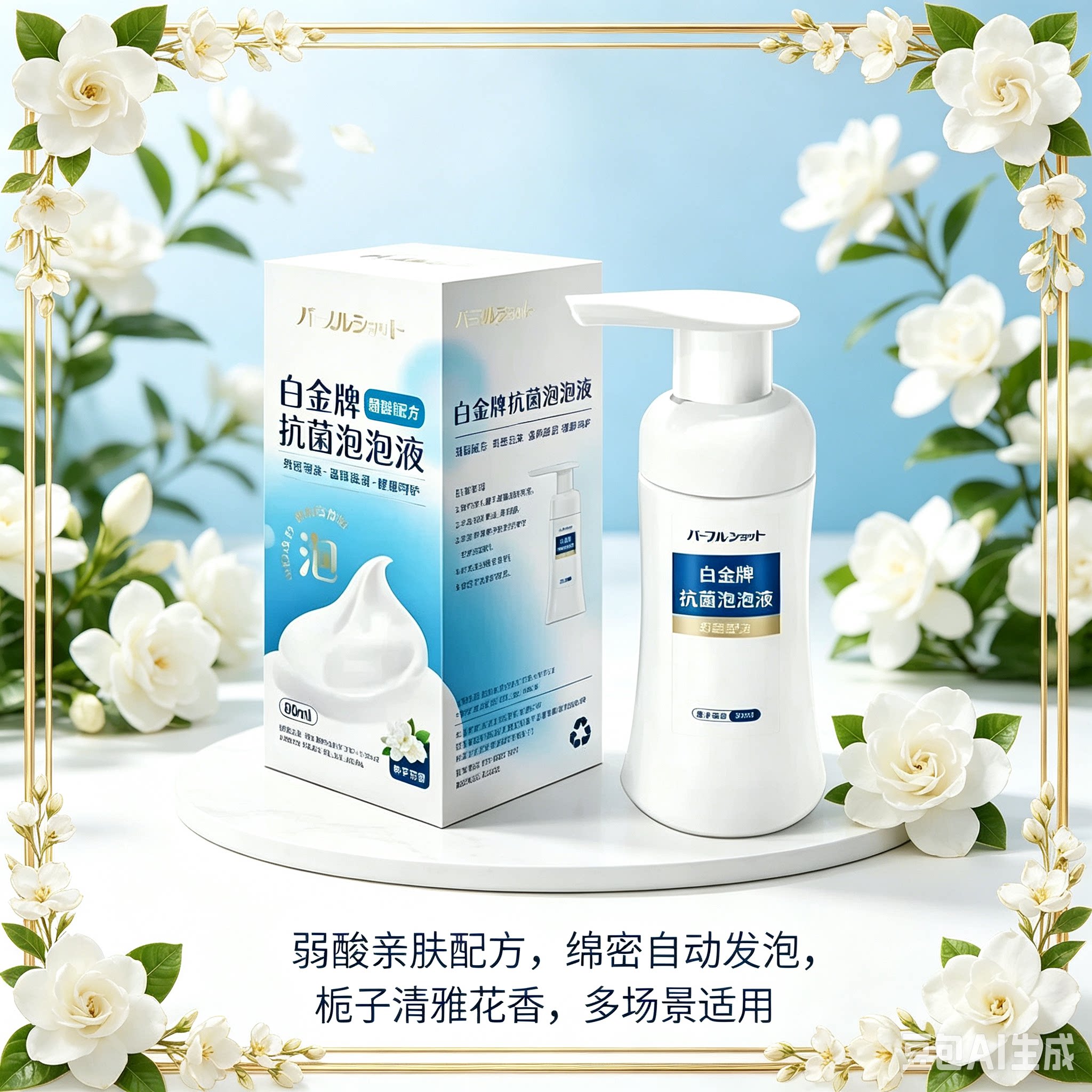 白金牌私处泡泡清洁洗液