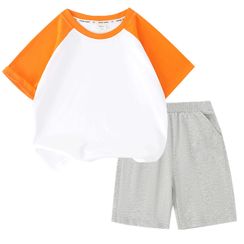 六一儿童节演出服t恤幼儿园 中小学生运动会短袖毕业班服休闲套装