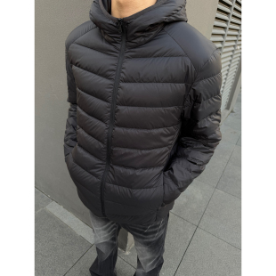 COCKTAIL冬季 90白鸭绒排骨羽绒服轻薄情侣百搭保暖休闲连帽外套