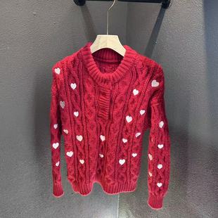 80斤穿到140斤 衣长58cm 2025年新款 小爱心套头