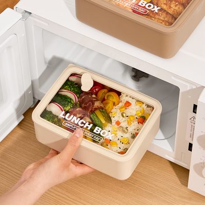 不锈钢保鲜盒可微波炉加热密封水果便当盒食品级上班族专用带饭盒