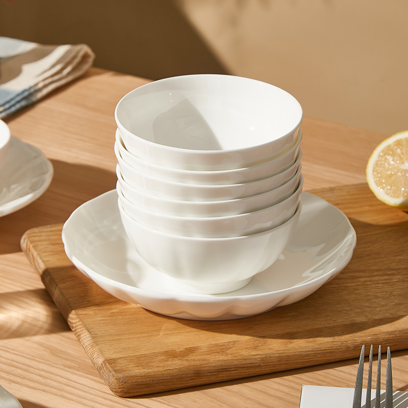骨瓷米饭碗家用套装2025新款
