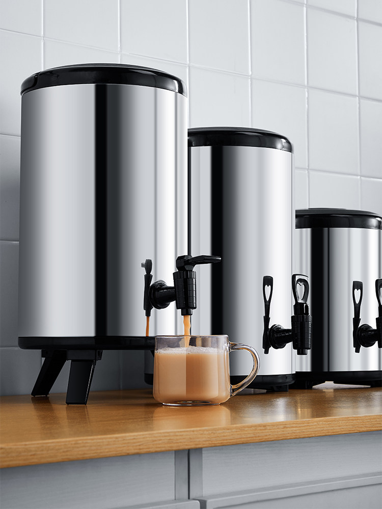 奶茶保温桶不锈钢大容量10L商用摆摊保冷奶茶店专用豆浆304开水箱