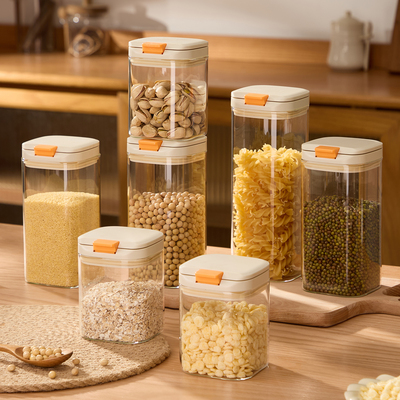 高硼硅玻璃密封罐杂粮罐香料盒