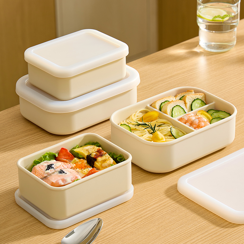 食品级硅胶饭盒密封超轻