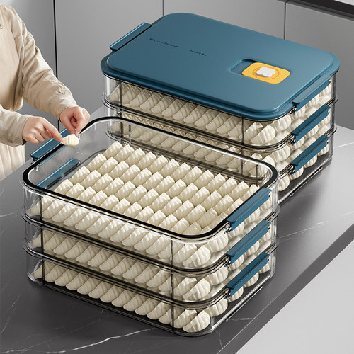 冰箱专用饺子收纳盒冷冻专用