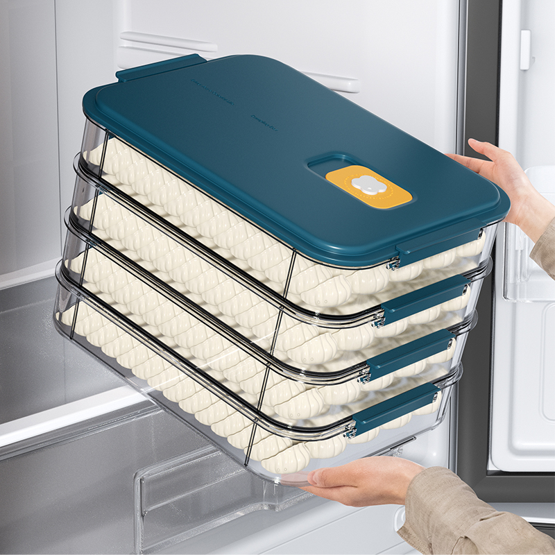 冰箱专用饺子收纳盒冷冻专用