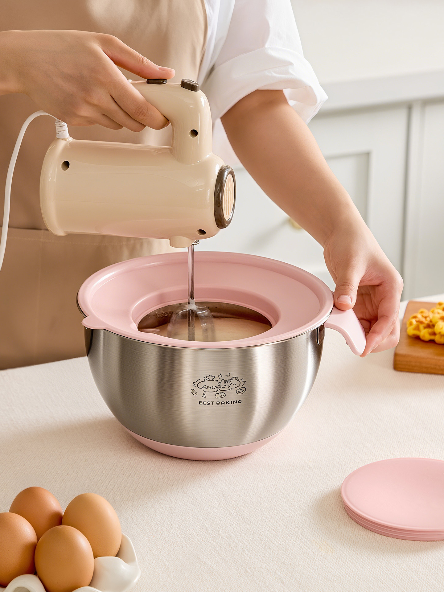 和面盆不锈钢盆带盖304食品级揉面打蛋洗菜发面料理加厚大盆烘焙,餐饮具,盆,淘宝优惠券,粉丝福利购,淘宝优惠卷