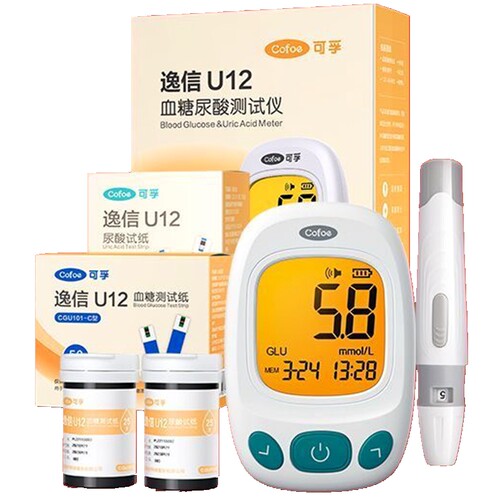 可孚逸信U12/U17血糖尿酸测试条CGU12-C/CGU17-C测试仪试纸试片