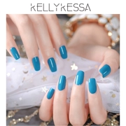 KellyKessa / Kelly Kaiser 2019 Mùa xuân và mùa hè Sơn móng tay mới Sơn keo Indigo Blue Sky Sapphire Blue - Sơn móng tay / Móng tay và móng chân