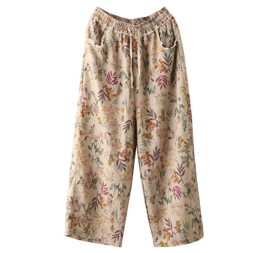 高端定制34支100%汉麻花裤子 裤长91 臀围124
