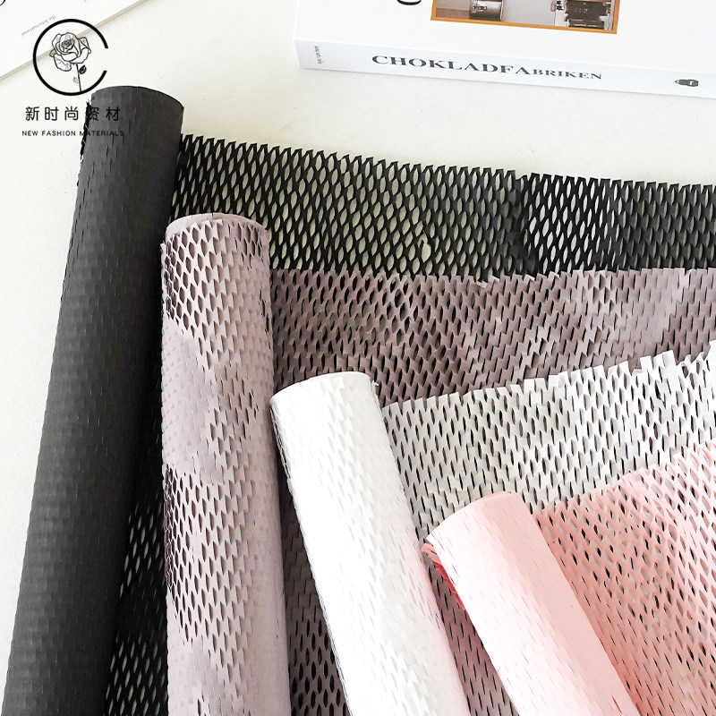 七夕花束鲜花包装纸高级感花店包装花艺内衬材料花束环保蜂窝纸