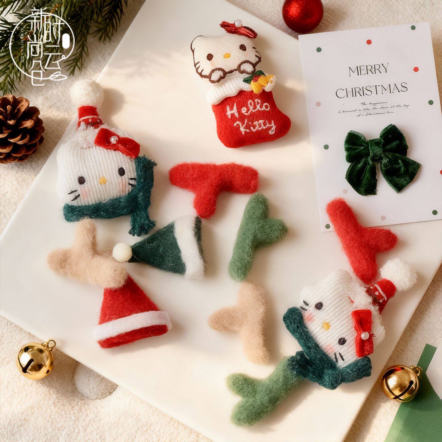 圣诞节精致卡通圣诞老人插卡