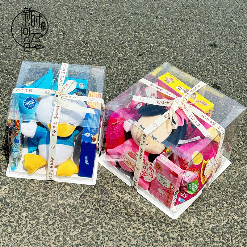 六一玩偶零食抱抱桶diy材料包