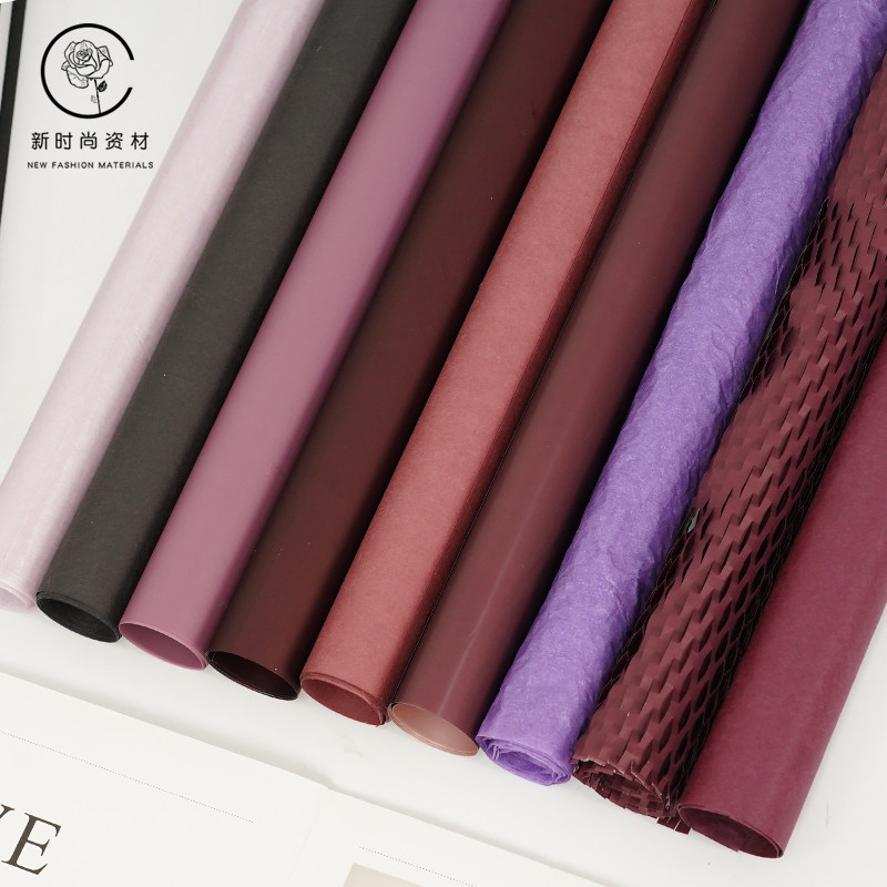 乌梅子酱系列包装纸油画风纸鲜花包装材料花束包花纸深色系牛皮纸,鲜花速递/花卉仿真/绿植园艺,花艺包装纸,淘宝优惠券,粉丝福利购,淘宝优惠卷